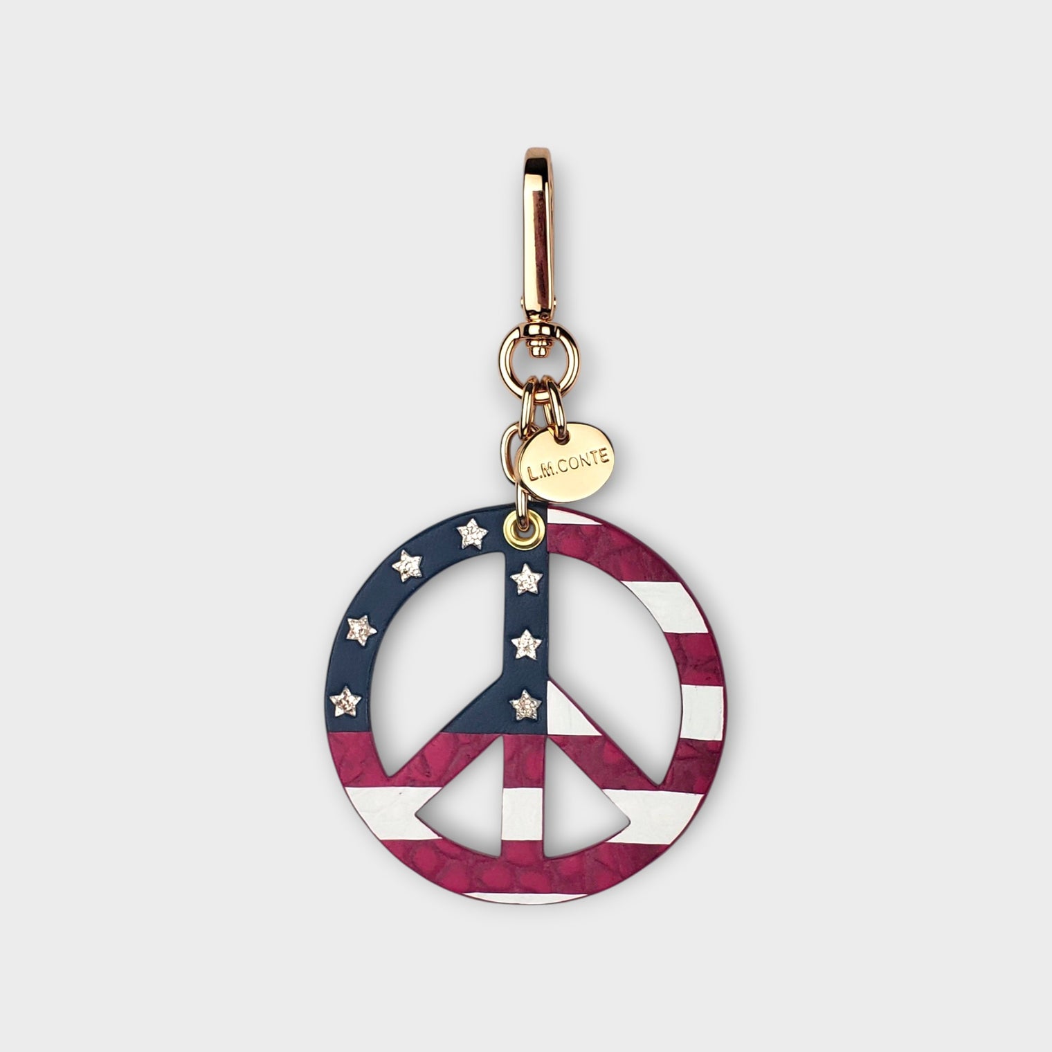 Peaceful America Bag Charm