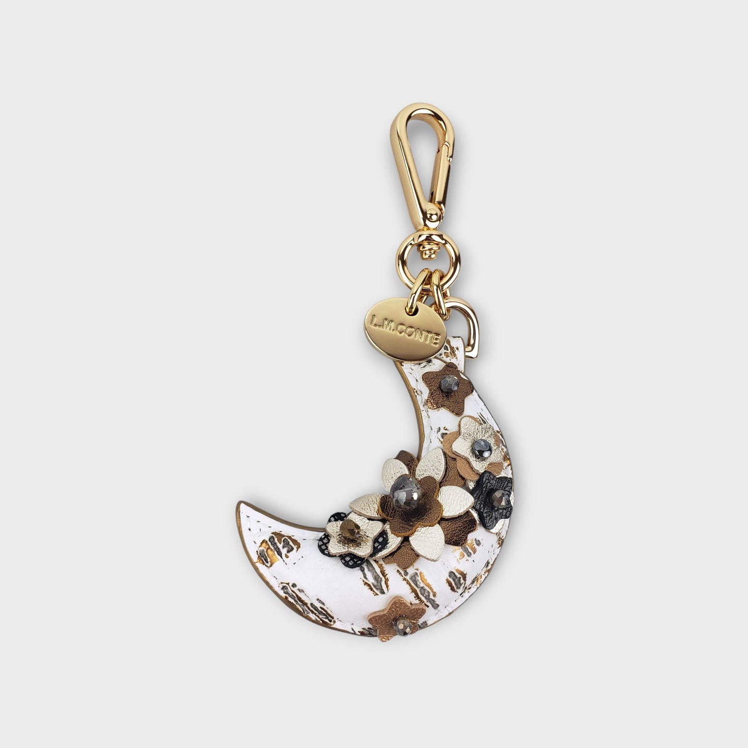 Winter Solstice Crescent Moon Bag Charm