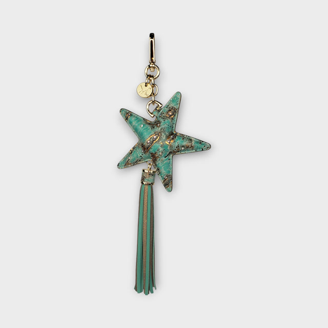 Blue Phoenix Shooting Star Bag Charm