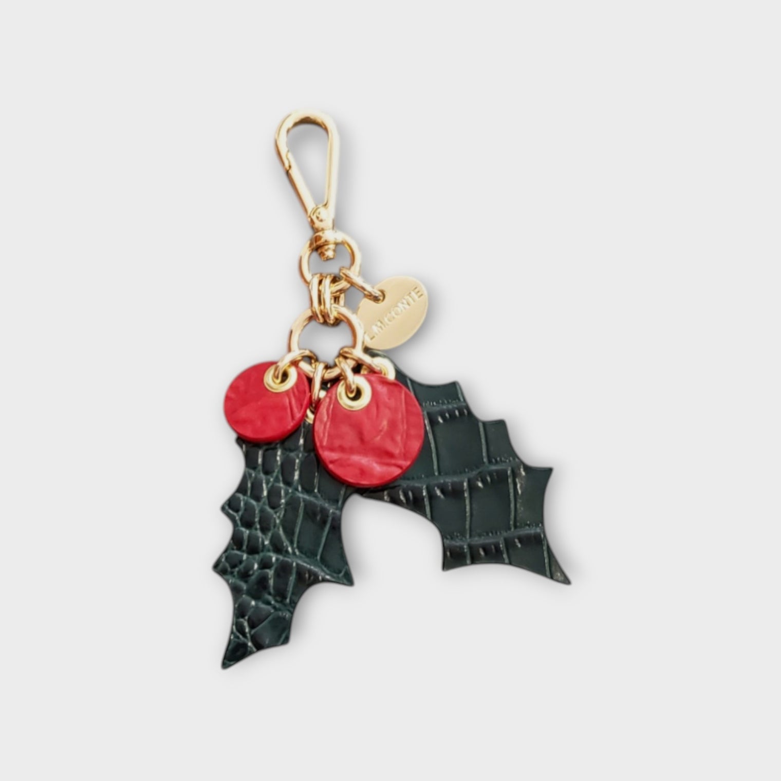 Holly Berry Bag Charm