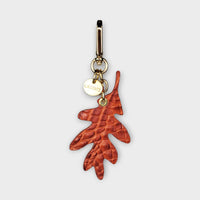 Fall Oak Leaf Bag Charm