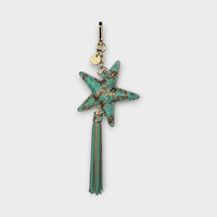 Blue Phoenix Shooting Star Bag Charm