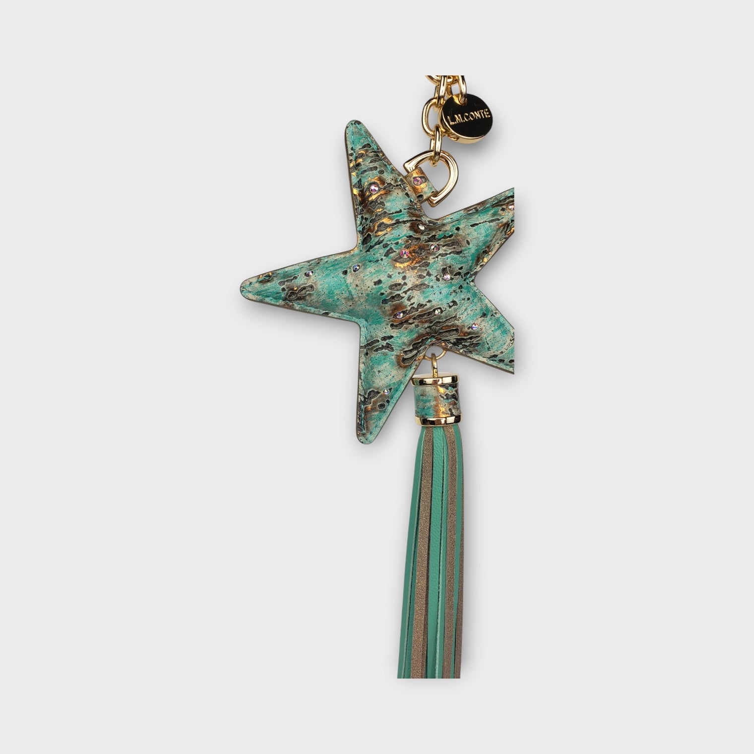 Blue Phoenix Shooting Star Bag Charm