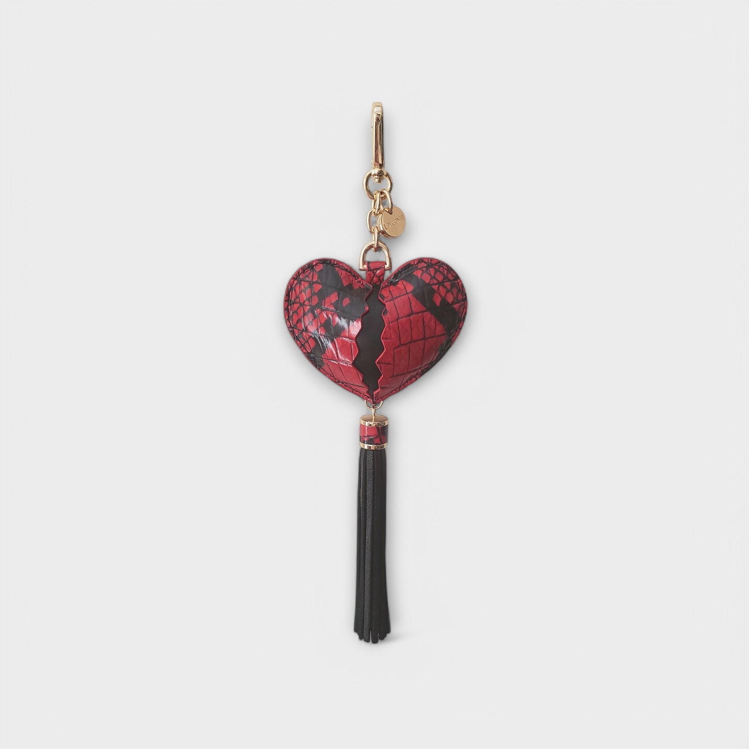 Bleeding Heart Bag Charm