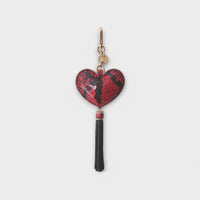 Bleeding Heart Bag Charm