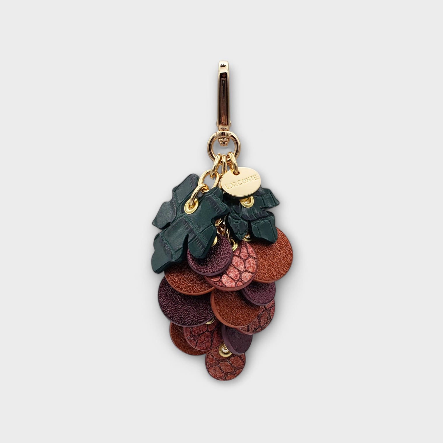 The Grape Cluster Bag Charm