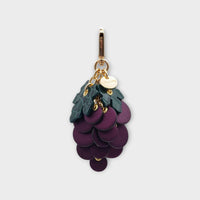 The Grape Cluster Bag Charm