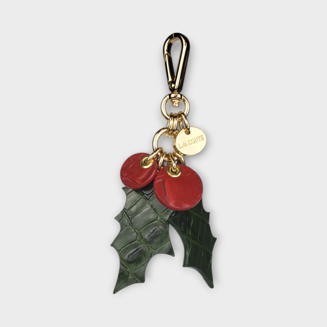 Holly Berry Bag Charm