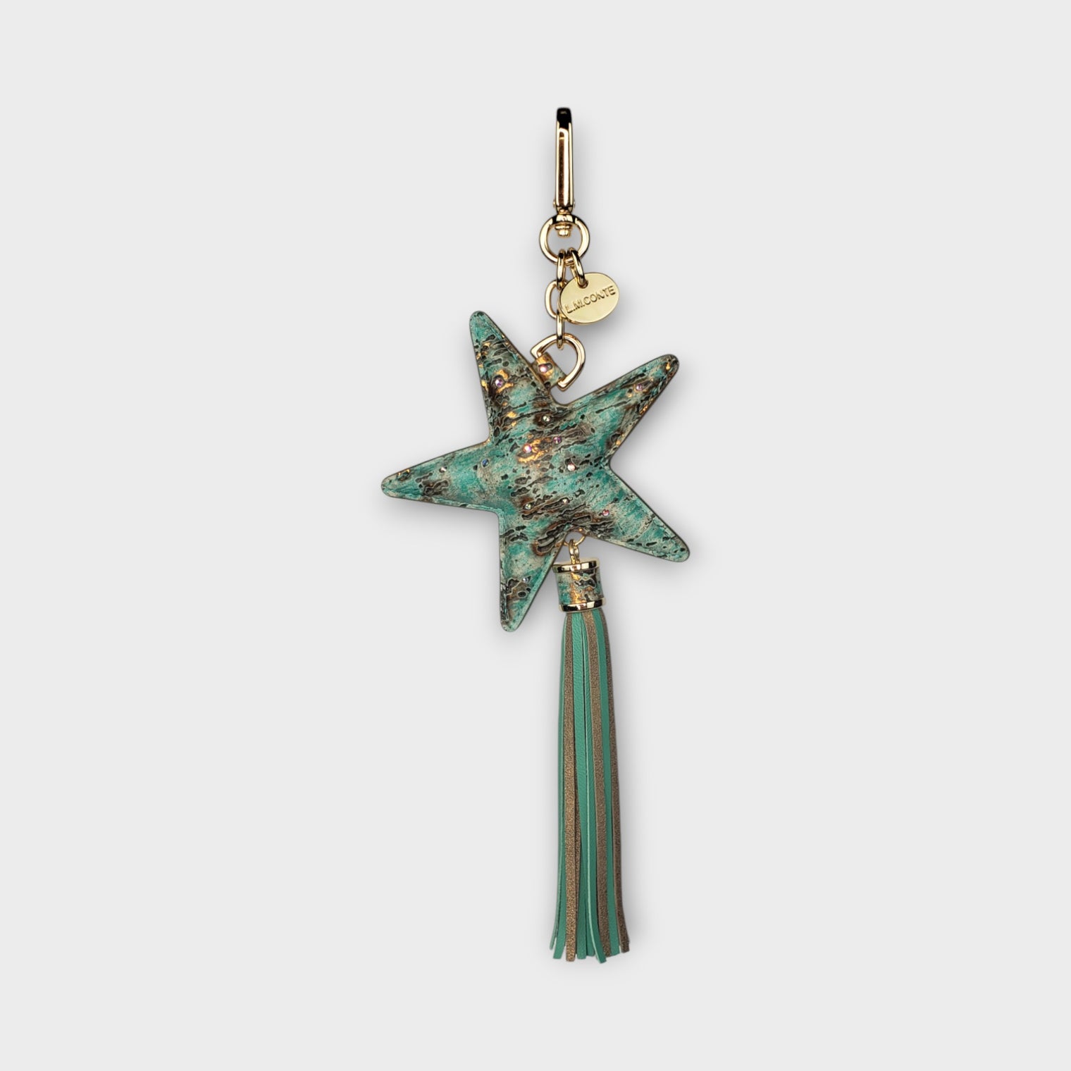 Blue Phoenix Shooting Star Bag Charm
