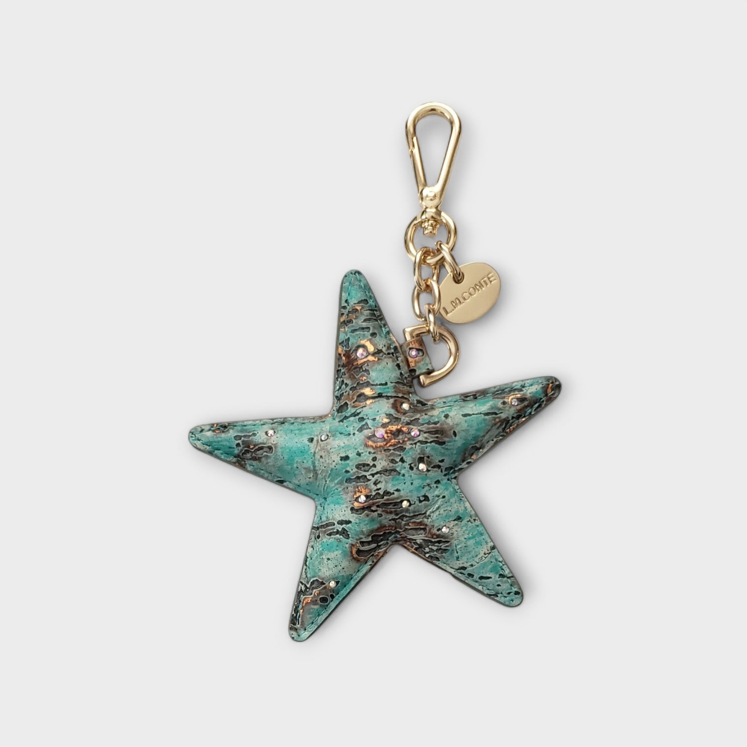 Blue Phoenix Star Bag Charm